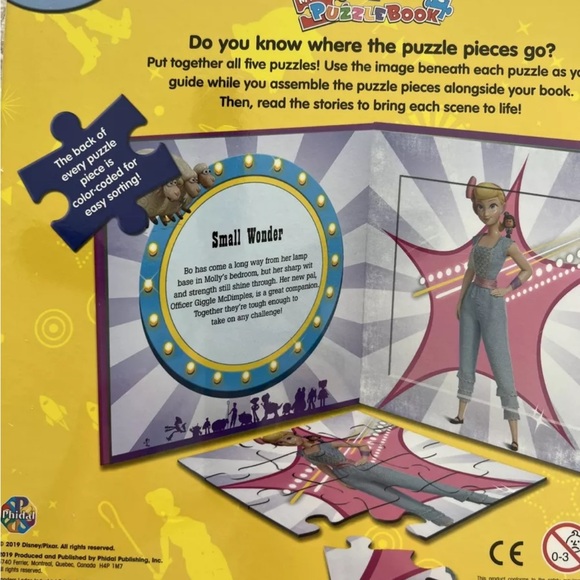 New Unopened Disney Pixar Toy Story Puzzle Book - Picture 2 of 2